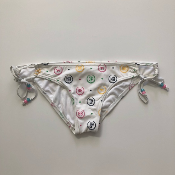 PINK Love Pink 86 Swim Bottoms with Beads - Picture 3 of 7